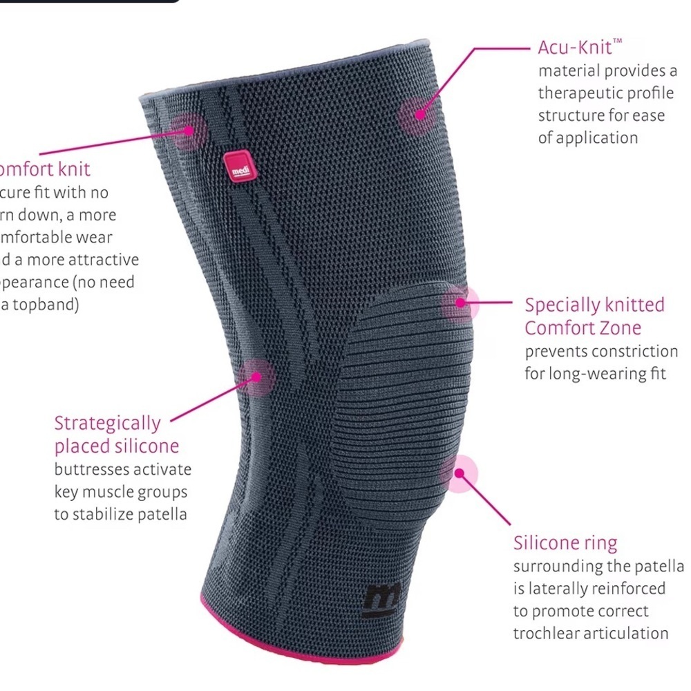medi Genumedi Knit Knee Support for Men & Women 060 - Picture 4 of 5